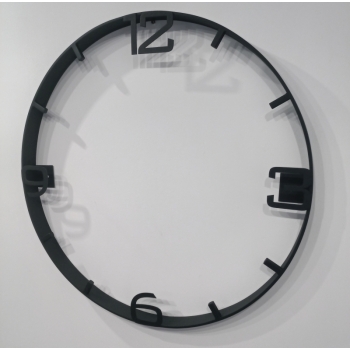 Obręcz stalowa pod zegar z cyframi i wskaźnikami LOFT